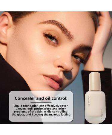  JPSDOWS Hydrating Foundation - Heat & Sweat Resistant Liquid Foundation | Matte Foundation Oil Control Full Coverage Longwear Moisturizing Lightweight Jpsdows - Buy Online on GoSupps.com