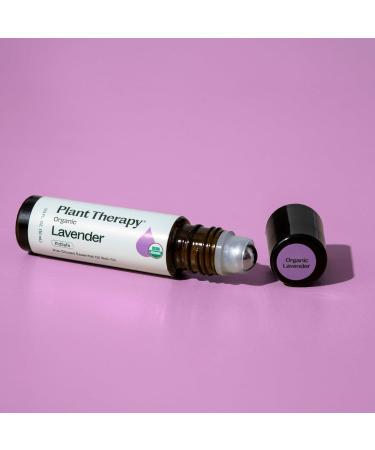 Plant Therapy Organic Lavender Essential Oil 10 mL (1/3 oz) 100% Pure Pre-Diluted Roll-On Soothing Aromatherapy for Deep Sleep and Relaxation - Buy Online on GoSupps.com