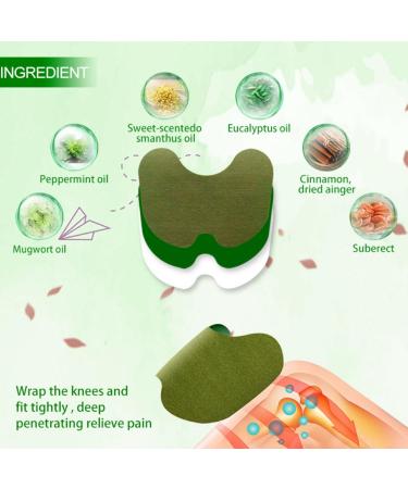 Pain Relief Patch for Knees & Sore Muscles - Wormwood Plasters for Fast Relief International Shipping - Buy Online on GoSupps.com