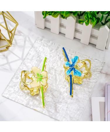 Whaline 6Pcs Large Butterfly Hair Claw Clips - Colorful Non-Slip Hair Claws for Women Girls - Strong Spring Hair Clips for Long Thick Thin Curly Hair - Buy Online on GoSupps.com
