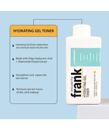 Buy Excuse My Frank Innerest Hydrating Toner Gel - Vegan Oligo Hyaluronic Facial Essence 500ml | Korean Skincare | Hydrating Pore Minimizer - Buy Online on GoSupps.com