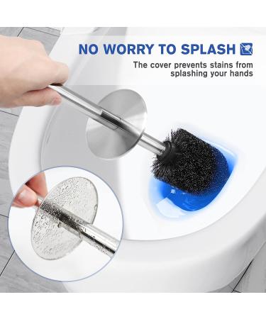 304 Stainless Steel Toilet Brush and Holder - Durable and Elegant Bathroom Accessory - Buy Online on GoSupps.com