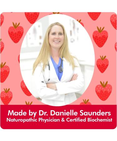 Dr. Danielle Vitamin D3 B12 Gummies - Vegan Daily Supplement for Adults & Kids - Non-GMO - 1000 IU D3 & 250 mcg B12 - 2 Month Supply (60 Gummies) - Buy Online on GoSupps.com