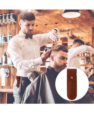 Exceart PU Leather Razor Case - Travel Sheath for Safety Razors | Embroidered Ladies Shaving Bag - Buy Online on GoSupps.com