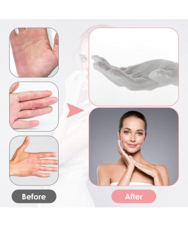 White Cotton Gloves for Dry Hands | Moisturizing Overnight Gloves for Eczema | 12 Pairs | Men & Women | One Size Fits Most - Buy Online on GoSupps.com