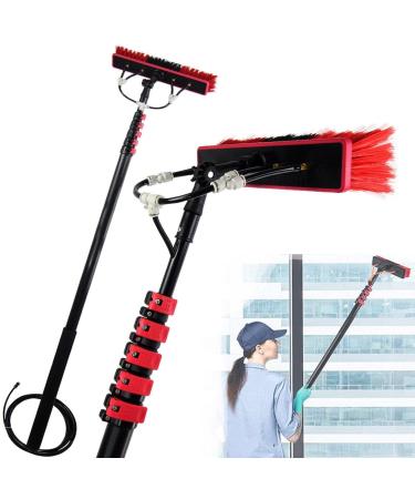 Window Cleaning Telescopic Pole Water Fed Extendable Brush Suitable for Cleaner Conservatory Roof Photovoltaic Panel Cleaning Photovoltaic Panel Cleaning/Window Clean (Size : 10.80M/36FT) One Color 10.80M/36FT