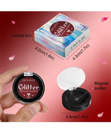 Ombre paupi res bordeaux - Haute pigmentation - V ritable rouge scintillant - Formule cr me douce - Palette de fards paupi res miscibles pour maquillage gothique clown - Sans talc - Bordeaux 3i - Buy Online on GoSupps.com