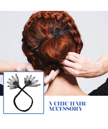 Frcolor Black Hairpins & Donut - French Hairstyle Bands for Skillful Bun & Space Rolls - Large Metal Headband (1 Pack) - Buy Online on GoSupps.com