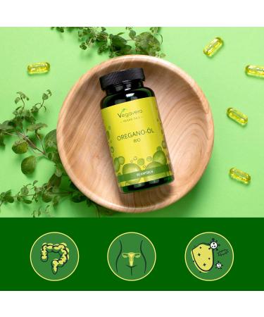 Organic Oregano Oil Capsules Vegavero | Vegan | High Carvacrol & Thymol Content | Cold-Pressed Essential Oil | Lab-Tested | 90 Capsules - Buy Online on GoSupps.com