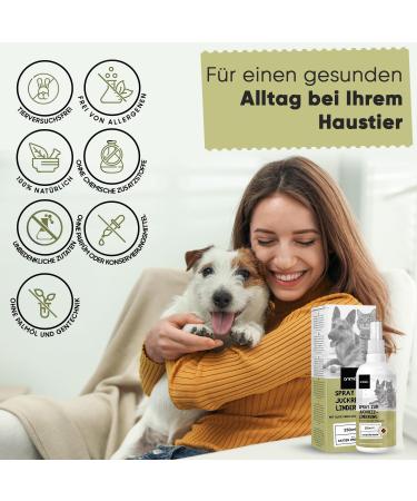 Animigo Anti-Itching Spray for Dogs & Cats - 250ml Fur Care with Aloe Vera & Tea Tree Oil - Natural Wound Spray for Itchy Skin Allergies Hot Spots & Parasites - Buy Online on GoSupps.com