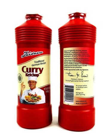 Zeisner Curry Ketchup - 2 Bottle Bundle (PACK OF 2) 1.09 lb - Authentic German Condiment - Buy Online on GoSupps.com