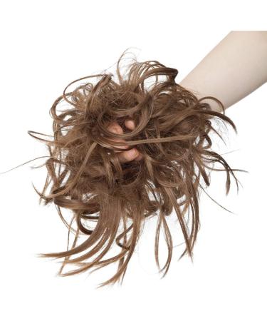 Messy Hair Bun Chignon Synthetic Extension Ash Brown - Buy Online on GoSupps.com