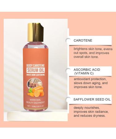 Carrot Oil For Lightening Dark Skin Nourishing Face And Body Moisturizer Natural Organic Carrot Whitening Skin Care Essential Oil Soothing Firm Body Relaxing Mood Massage Serum Oil - Buy Online on GoSupps.com