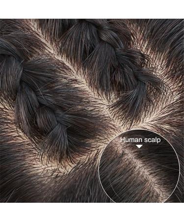 Natural Black 30 cm Clip-In Hairpiece Topper - 13 x 15 cm Crown Straight Human Hair Extension for Women - Buy Online on GoSupps.com