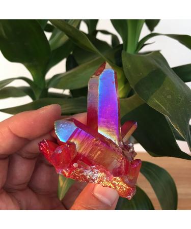 Specimen Healed Rose Flame Aura Quartz Crystal Cluster Specimen 40-50 As a Gift ERTEYIN 40-50g - Buy Online on GoSupps.com