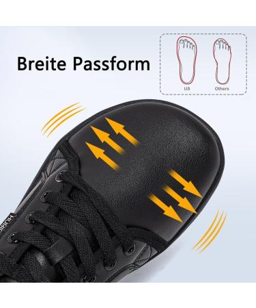 HobiBear Barefoot Shoes for Men & Women - Minimalist Leather Outdoor Trail Running Shoes Lightweight & Comfortable - Size 40 EU Far Black - Buy Online on GoSupps.com