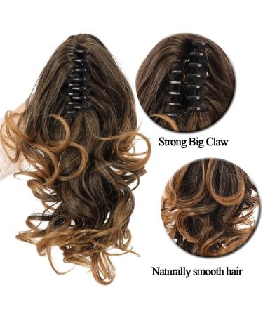 Ponytail Extensions Extensions for Daily Use Party Fake Ponytail Hairpieces Short Wavy Ponytail Extensions Synthetic Ponytail for Women Claw Clip in Ponytail Hair for Women(Color:005) - Buy Online on GoSupps.com