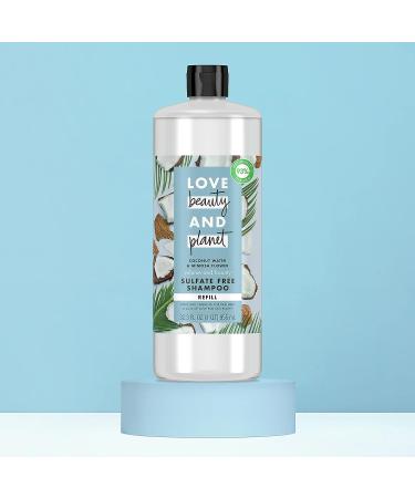 Love Beauty And Planet Coconut Water & Mimosa Flower Volumizing Shampoo 32 oz - Sulfate-Free, Refillable Bottle - Buy Online on GoSupps.com