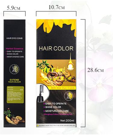  Pemarlis 3-in-1 Hair Colour Shampoo for Grey Hair - Black (Dark Brown) - Buy Online on GoSupps.com