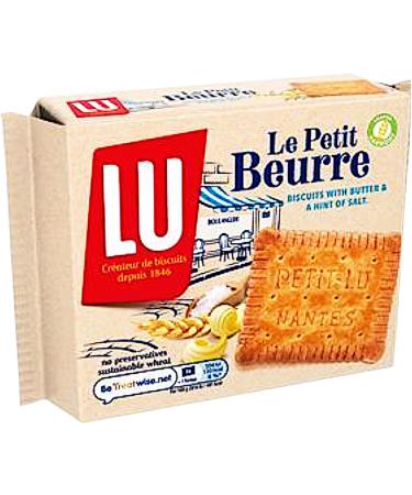 Lu Le Petit Beurre Salted Butter Biscuit Multipack - 6 x 167g - Classic European Cookies - Buy Online on GoSupps.com
