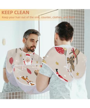 Shop Beard Bib Apron - Non-Stick Waterproof Hair Catcher for Men | Ideal for Shaving Trimming & Grooming - Perfect Christmas Gift - Buy Online on GoSupps.com