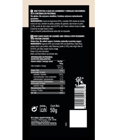 MINI TORTITAS PROTEIN ROMERO s int gre facilement dans une routine de tous les jours produit sp cialis pour un usage quotidien et facilite la prise en charge de votre bien- tre au quotidien. et es - Buy Online on GoSupps.com