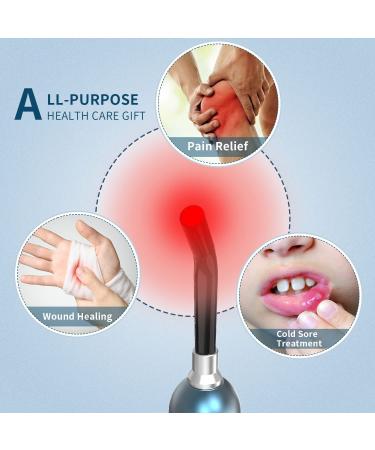 Rotsha Infrared Red Light Therapy Device - Cold Sore & Fever Blister Treatment for Pain Relief - Ideal for Lips, Mouth, Nose, Ears, Joints & Muscles - Health Care Blue - Buy Online on GoSupps.com