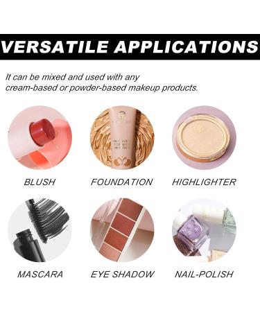 LXZJJM Professional Makeup Mixing Liquid - Long-lasting Waterproof Multi-functional Makeup Enhancer for Blush Foundation Highlighter Creams Eyeshadows and Nail Polish - 0.30 fl oz/9 ml - Buy Online on GoSupps.com