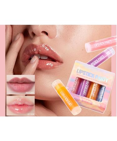 Everyday Hydrating Lip Balm Set with Shimmer 4 Glosses for Women Moisturizing Finish Perfect for Party & Holiday Looks Multicolor One Size One Size Multicolor - Buy Online on GoSupps.com
