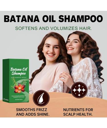  Grgowe Batana Oil Shampoo Rosemary Shampoo Repairs Damaged Hair Moisturizes Hair Loss For Healthier Thicker Hair Suitable For All Hair Types - Buy Online on GoSupps.com