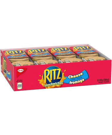 Ritz Snackwich Crackers Cheese Flavour 304g/10.7oz (8x38g) - Imported from Canada - Buy Online on GoSupps.com