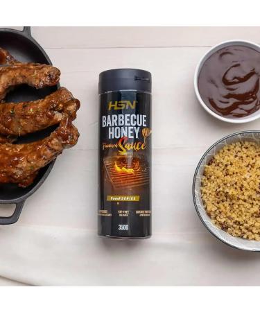  HSN HSN BBQ Sauce & Honey - 0% Fat 100% Flavour - by HSN | 350g 35 Takes Per Serving | Low Sugar & Calorie | Minimal Additive - Buy Online on GoSupps.com