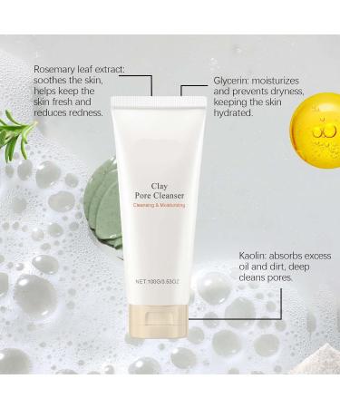Pore Cleansing & Moisturizing Facial Cleanser - Deep Clean Oil Control Hydrating & Non-Tightening For Refreshed Skin(1PCS) - Buy Online on GoSupps.com