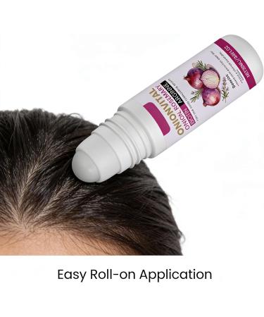 S rum capillaire roll-on l'oignon Huile de romarin Onionvital pour la croissance des cheveux S rum revitalisant pour le cuir chevelu favorisant la croissance des cheveux Roll-on (3P) - Buy Online on GoSupps.com