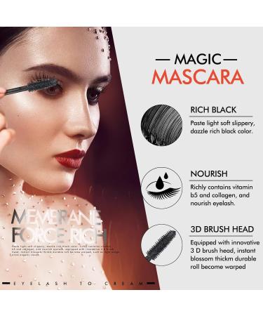 4D Extra Long Silk Fiber Mascara - Waterproof Volume Mascara for Long-Lasting Natural Eye Makeup | Shop Internationally - Buy Online on GoSupps.com