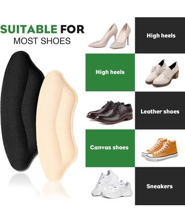 12 Pair Heel Cushion Protectors for Loose Shoes - Anti-Slip Inserts for Women and Men - Self-Adhesive Pads for Comfort and Blister Prevention - Buy Online on GoSupps.com