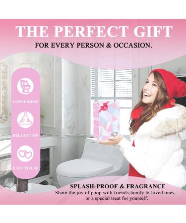 White Elephant Gifts Toilet Bombs 2-in-1 Toilet Tablets Prevent Poop from Splashback + Toilet Bowl Eliminator Unique Gifts for Women and Men 20 Pack Individually Wrapped - Buy Online on GoSupps.com