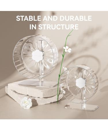 Super-Silent 26cm Hamster Exercise Wheel for Small Pets | BUCATSTATE Starlight-2.0-Transparent - Buy Online on GoSupps.com
