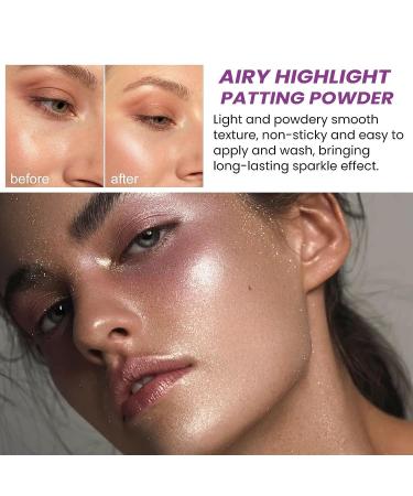 2 PCS Fairy Highlight Patting Powder Body Glitter | White Moonbeam Shade - Buy Online on GoSupps.com