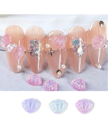30 Resin Nail Art Decorations 3D Shells Ornaments For Jewelry DIY UV Gel Design Manicure Accessories Nail - Buy Online on GoSupps.com