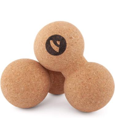Premium Cork Peanut Massage Ball for Deep Tissue Relief | International Shipping Available - Buy Online on GoSupps.com