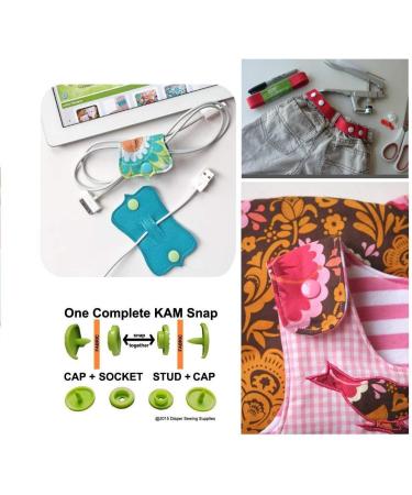 384 Set KAM Snaps Buttons + Pliers Starter Kit - 24 Colors, Size 20 T5 Plastic Fasteners for Crafts & Clothing - No-Sew Snap Closures - Buy Online on GoSupps.com