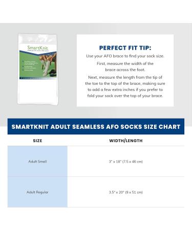 SMARTKNIT Adult AFO Interface Socks - Seamless Sensitivity XXL White/Opulent Garden for Enhanced Comfort | International Shipping Available - Buy Online on GoSupps.com