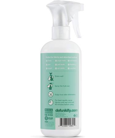 Defunkify Peppermint Odor Remover Spray | 32 fl oz 2-Pack | Shoe, Pet & Linen Deodorizer | Ionic Silver & Essential Oil Scent - Buy Online on GoSupps.com