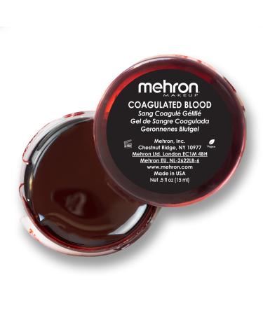 Mehron Makeup Coagulated Blood | Fake Blood Makeup | SFX Makeup for Halloween | 0.5 oz (14 g)