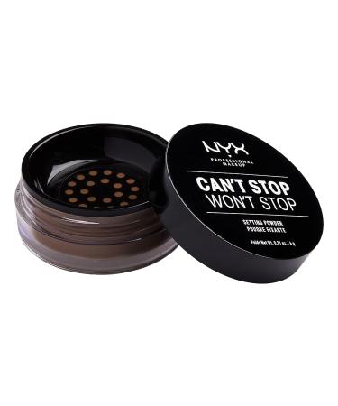 Nyx Professional Makeup Can't Stop Won't Stop Setting Powder - Vegan Loose Fixing Powder Oil-Absorbing Matte Finish Deep Color - International Shipping - Buy Online on GoSupps.com