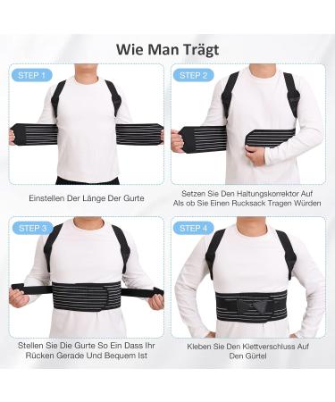 Zinuu Back Coat - Posture Corrector & Support Belt for Men & Women | Improve Your Posture & Back Health (70-130cm) - Buy Online on GoSupps.com