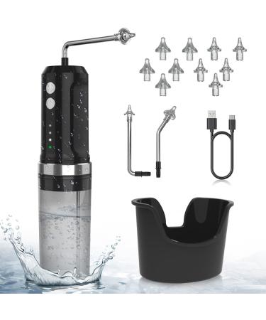 Electric Ear Wax Removal Ear Cleaning Kit with 4 Pressure Modes Safe and Effective Ear Wash Kit for Adults Removable Telescopic Tank