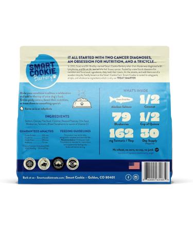 Smart Cookie Natural Dog Food Topper - Superfood Meal Mixer for Picky Eaters | Non-GMO Made in the USA | 15 oz (30 Day Supply) - Boost Nutrition with Salmon - Buy Online on GoSupps.com