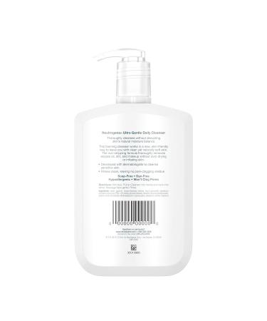 Neutrogena Ultra Gentle Daily Cleanser 12 oz - Effective Gentle Formula for All Skin Types | Buy Internationally - Buy Online on GoSupps.com